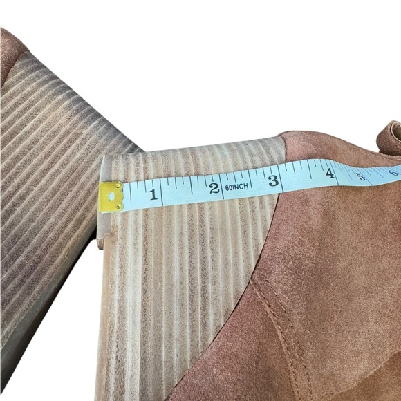 Lucky Brand Yoniana Suede Wedge heel ankle bootie SZ 9 - Picture 9 of 11